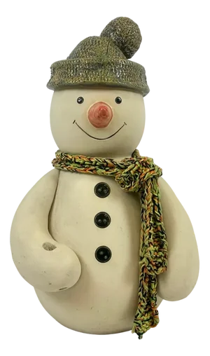 Large Vintage Ceramic Snowman Figure, 1970s