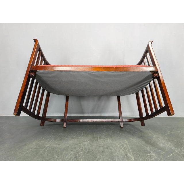 Vienna Secession Art Deco Beech Sofa by Josef Hoffmann, 1920s For Sale - Image 12 of 13