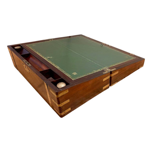 Large Victorian Mahogany Writing Slope For Sale