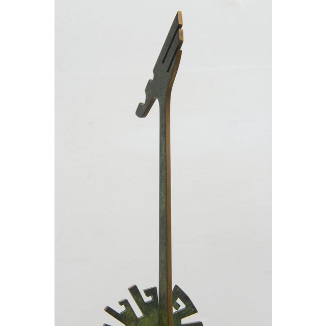 Metal Arnaldo Ugarte "Tehuascan" Bronze Sculpture For Sale - Image 7 of 11