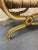 Wood Vintage Hollywood Regency Carved Curule X Bench For Sale - Image 7 of 9