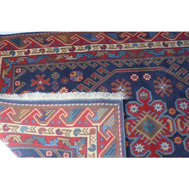 Turkish Modern Oushak Reproducton Wool Rug For Sale - Image 4 of 11