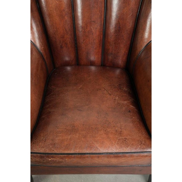 Club Chair in Sheepskin Leather For Sale - Image 6 of 15