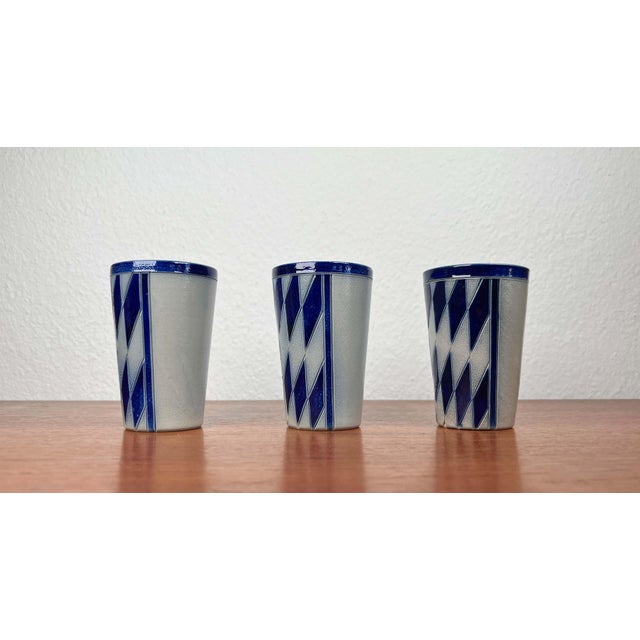 Vintage German Ceramic Mugs from Merkelbach Keramik, 1970s, Set of 3, in Very Good conditions. Designed 1970 to 1979 This...