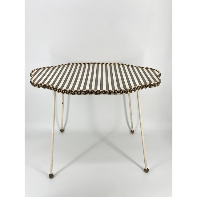 Mid-Century Striped Tray or Side Table, 1950 For Sale - Image 17 of 17