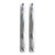 Early 21st Century Clear Graniglia Canalina Murano Glass Wall Sconces by Simoeng For Sale - Image 5 of 5