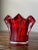 1990s Vintage Mikasa Czech Republic Red Crystal Skyline Christmas Single Votive Holder For Sale - Image 5 of 6