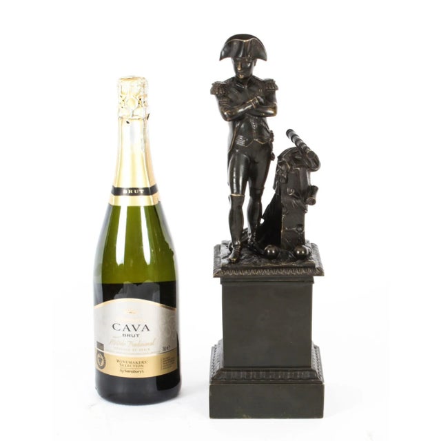 19th Century Napoleon Bonaparte Library Bronze Sculpture For Sale - Image 15 of 17