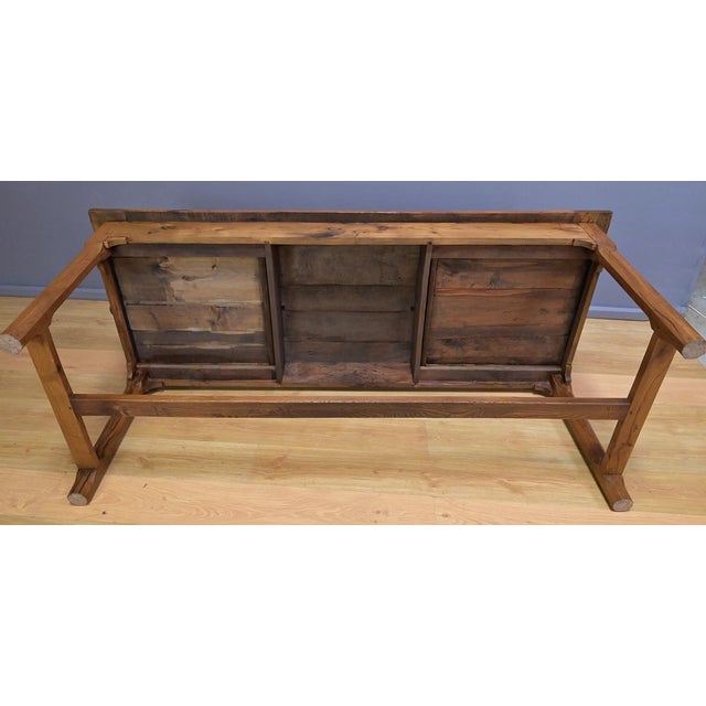 Farmhouse Table in Ash and Oak, 19th Century For Sale - Image 15 of 17