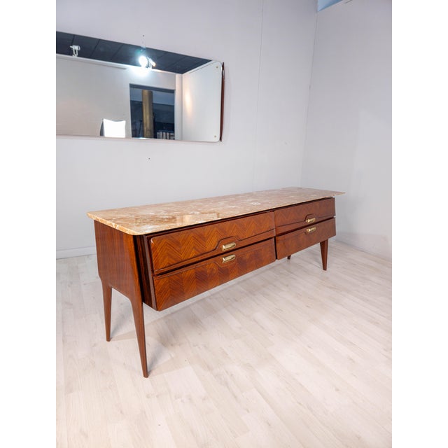 Mid-Century Sideboard with Mirror from La Permanente Mobili Cantù, 1950s, Set of 2 For Sale - Image 14 of 18