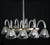 1940sMuseal 8 Light Art Decò Barovier E Toso Chandelier, Murano "Bubble" Glass For Sale - Image 11 of 14