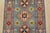 2020s Kazak Runner 2’10” X 9’9” Blue Wool Tribal Hand-Knotted Oriental Rug For Sale - Image 5 of 13
