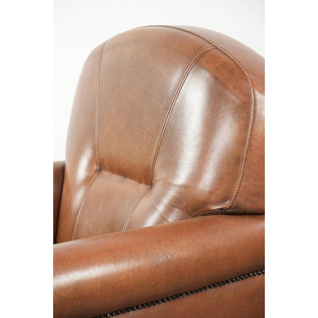 Club Chair in Sheepskin Leather For Sale - Image 11 of 13