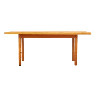 Dining Table with Frame and Top in Softwood For Sale