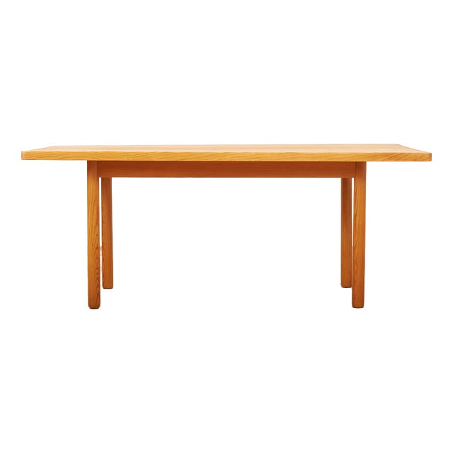 Dining Table with Frame and Top in Softwood For Sale