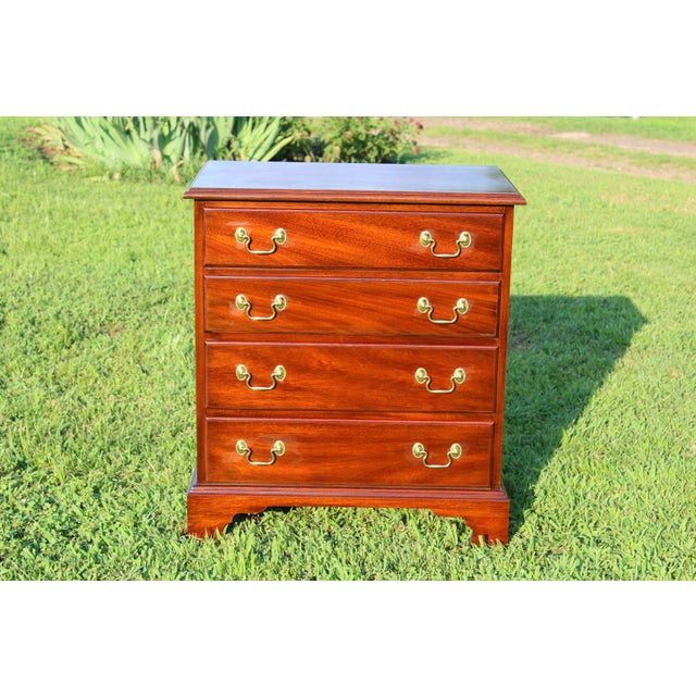 Henkel-Harris Mahogany Nightstands—A Pair For Sale - Image 12 of 18