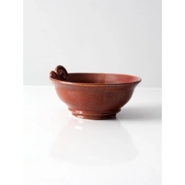 Late 20th Century Vintage Studio Pottery Bowl For Sale - Image 5 of 9