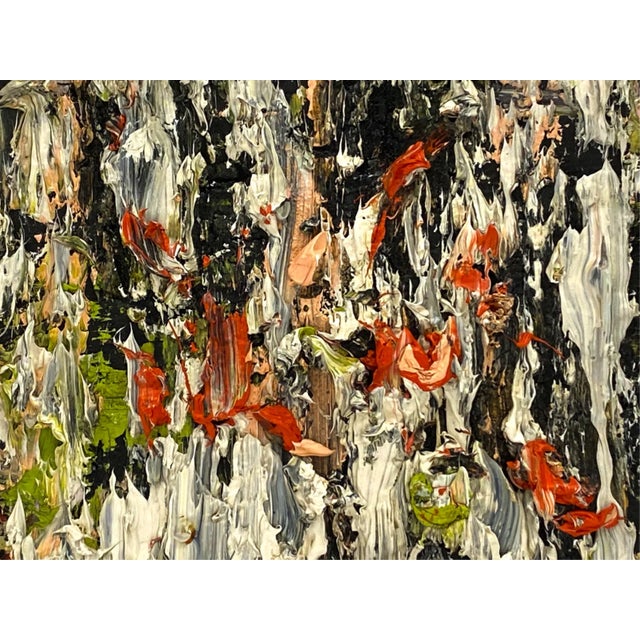 Abstract Thornton Dial Untitled Painting Abstract Art Framed Mid Century Modern For Sale - Image 3 of 7