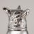 Mid 20th Century Italian Silver Plated Fox Stirrup Cups, 1970s, Set of 4 For Sale - Image 12 of 13