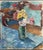 Jean Heiberg, Flower Vase, Oil on Canvas, 1912 For Sale - Image 4 of 5