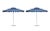 Not Yet Made - Made To Order Kauai Surf 9' Patio Umbrella, Navy Blue & Robin's Egg Blue, Set of 2 For Sale - Image 5 of 5
