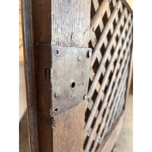 Wood 19th Century Cupboard or Cabinet, Walnut, Castillian Influence, Spain, Restored For Sale - Image 7 of 12