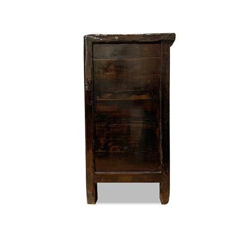 1960s Distressed Green Double Doors Sideboard For Sale In New York - Image 6 of 7