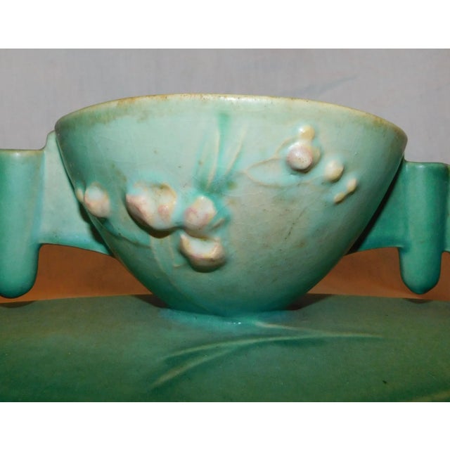 Arts & Crafts 1930s Roseville Ixia Centerpiece For Sale - Image 3 of 6