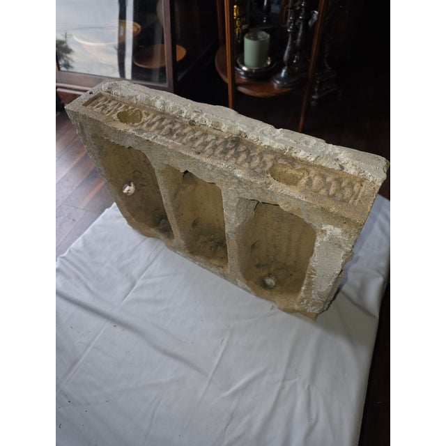 Early 20th Century Architectural Fragment Tile With Pinecone Motif For Sale - Image 10 of 12