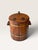 1970s Vintage Morgan Designs Bucket Brigade Wood & Brass Ice Bucket For Sale - Image 5 of 8