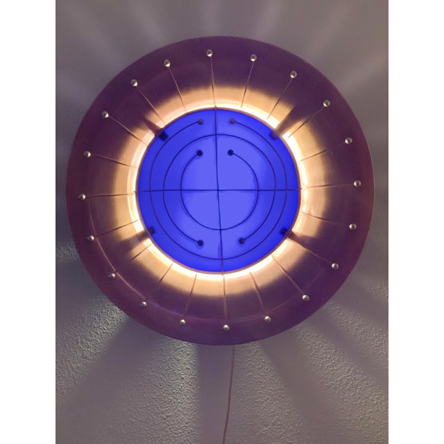 1970s Mid-Century Modern Copper Decorative Wall Sconce For Sale - Image 10 of 10