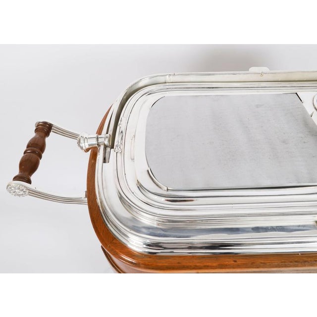 Vintage Silver Plated Roast Beef Trolley For Sale - Image 12 of 18