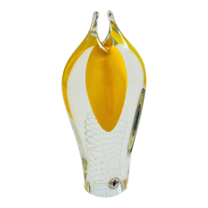 Beranek Czech Art Glass Vase by Pavel Juda
