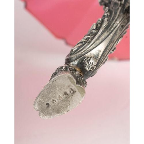 Metal Napoleon III Cups in Crystal and Silvered Bronze from Baccarat, Set of 5 For Sale - Image 7 of 13