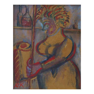 Avant-Garde Oil Painting, Ukrainian Artist Kovalenko Yu. (30-24)