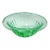1940s Art Deco Green Glass Bowl For Sale