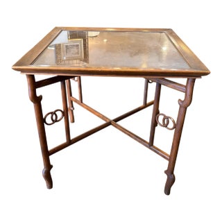 Mid Century Baker Furniture Side Table by Michael Taylor For Sale