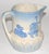 Early 20th Century Dutch Windmill Tulip Motiv Blue Beige Stoneware Pitcher For Sale In Miami - Image 6 of 14