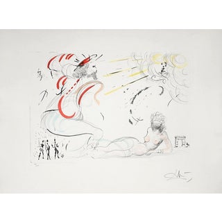 Salvador Dalí, Nude Henry IV, 1970s, Lithograph For Sale