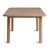Outdoor Contemporary Slatted Acacia Extendable Dining Table For Sale In Los Angeles - Image 6 of 8