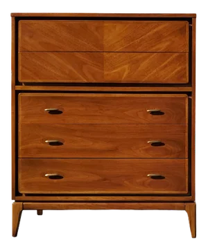 A Mid Century Modern Kent Coffey Highboy Dresser