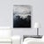Textile Abstract Modern Original Black White Grey Art Painting For Sale - Image 7 of 10