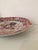 Ceramic Antique 19 Th Century Japanese Imari Decorative Serving Platter With Rounded Handles For Sale - Image 7 of 10