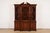 A gorgeous Georgian or Chippendale style lighted breakfront bookcase cabinet or dining cabinet By Baker Furniture,...