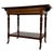 Brown Antique English Walnut Side Table, 1900s For Sale - Image 8 of 10