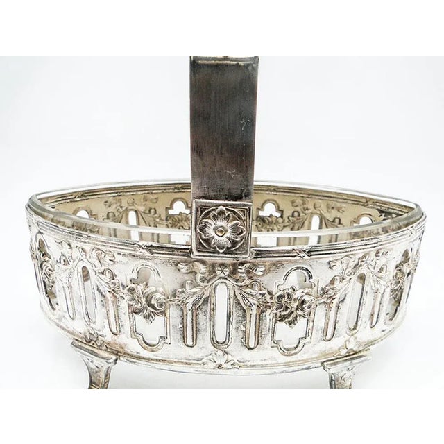 Silver 19th Century Basket, Vienna For Sale - Image 8 of 12