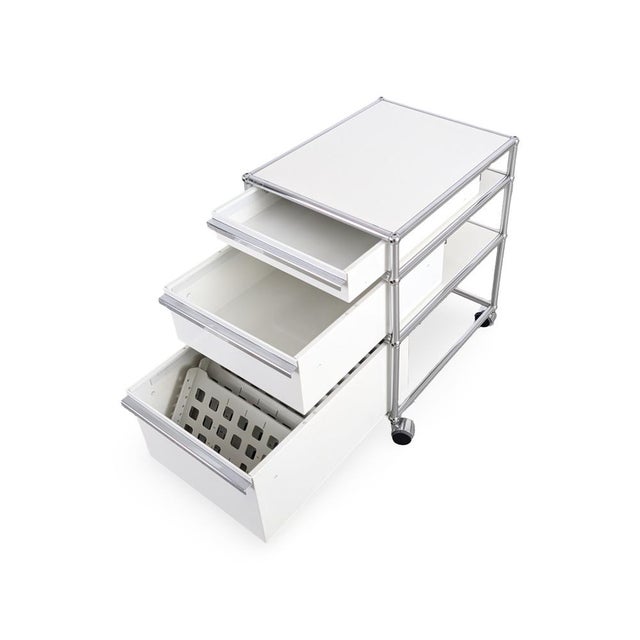 Postmodern Rolling Container Office Cabinet from USM Haller For Sale - Image 3 of 9