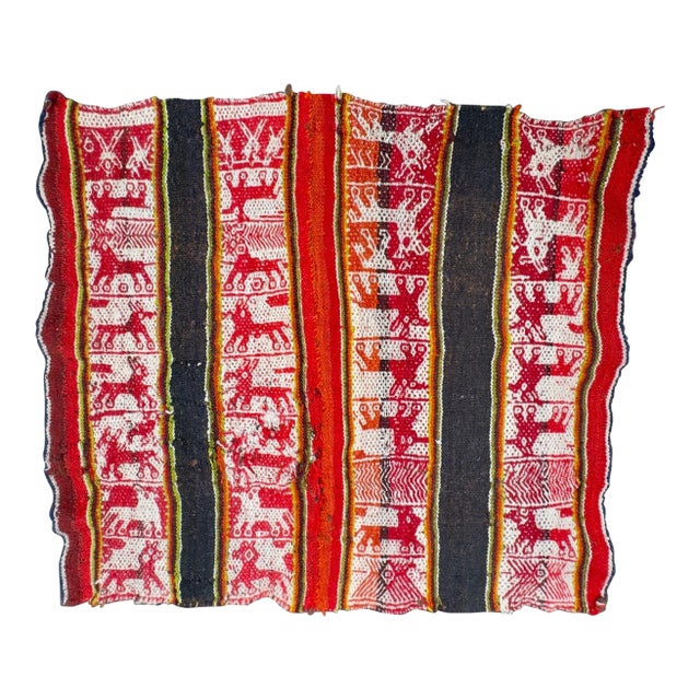 Vintage Q’ero Mestana / Peruvian Aguayo Cloth For Sale