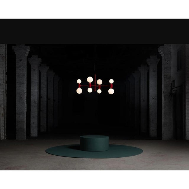 Black Aballs Suspension Lamp in Ceramic and Glass by Jaime Hayon for Parachilna For Sale - Image 11 of 12