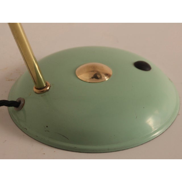 Black Mid-Century Modern German Table Lamp, 1950s For Sale - Image 8 of 12